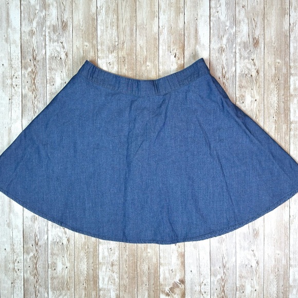 Forever 21 A-line Lightweight Denim Mini Skirt XS - Picture 4 of 7